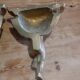 Pair of golden plaster wall selettes