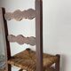 Chaise enfant bois et paille