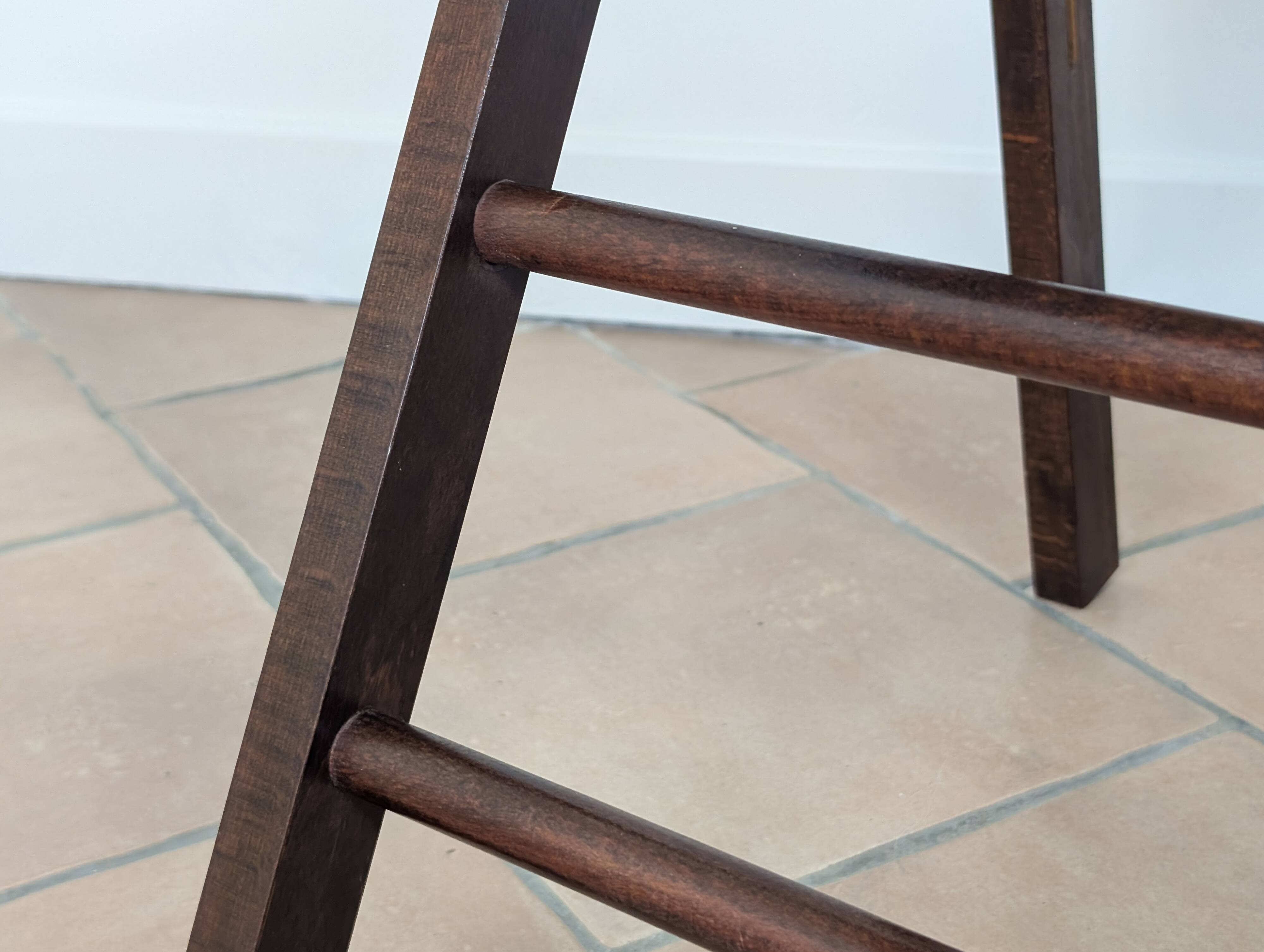 Vintage caned folding chair