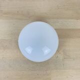 Vintage half-sphere opaline ball wall light