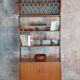 Ergo teak shelving unit, Scandinavian vintage 1960s
