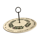 Gien 1970 earthenware cheese platter