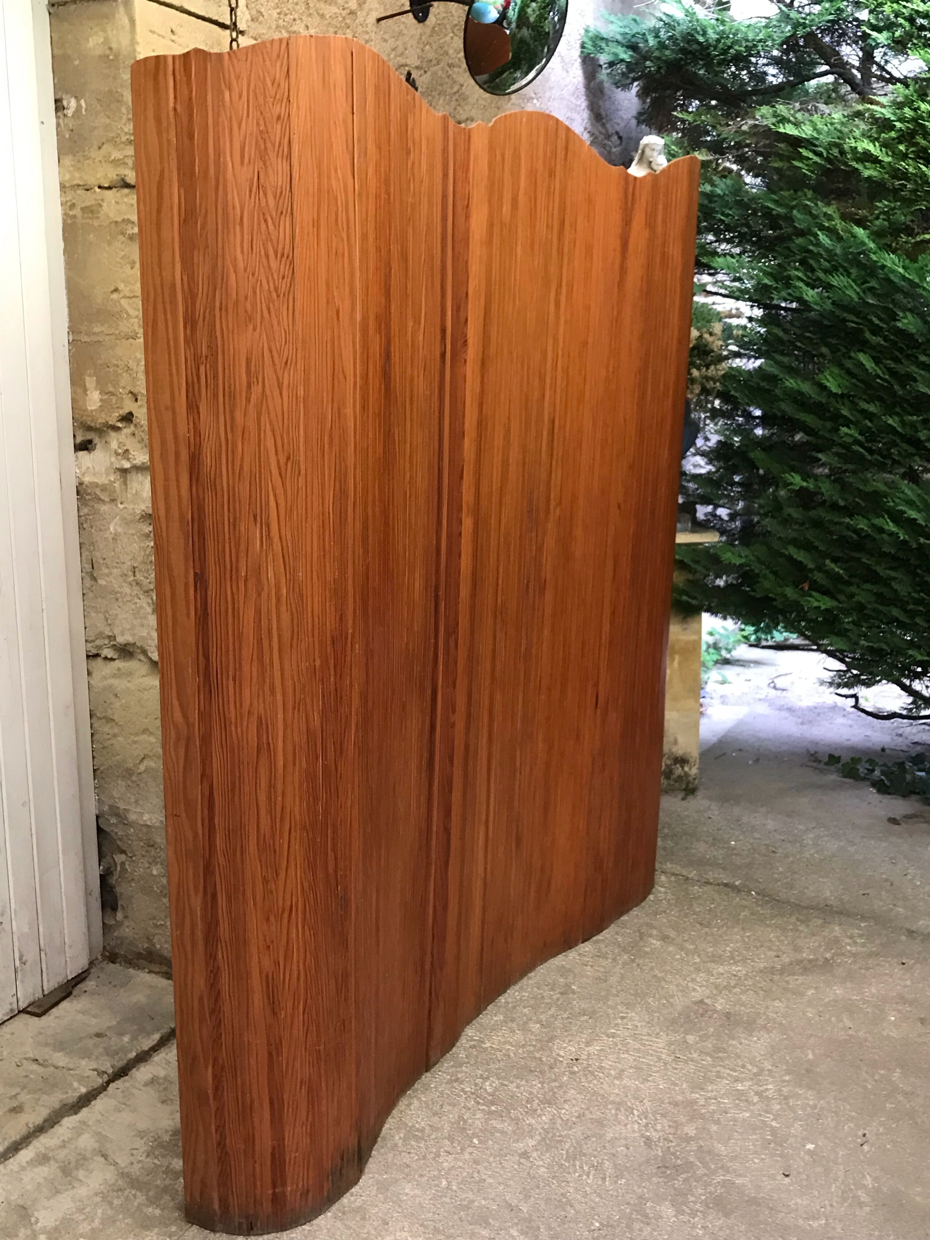 Screen wooden slats 50s