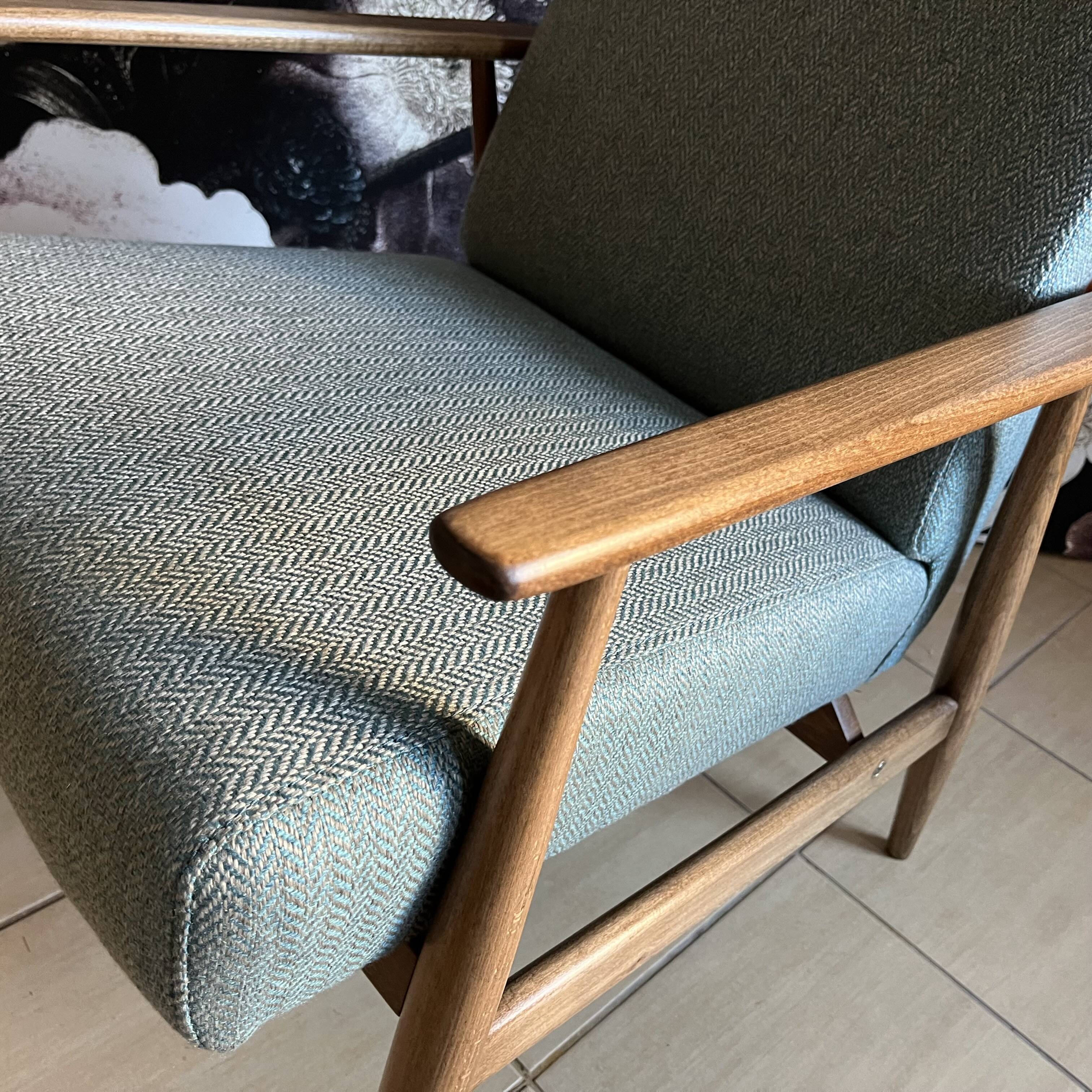 Mid-Century Modern Armchair, Sapin Chair, Loft Lounge Chair