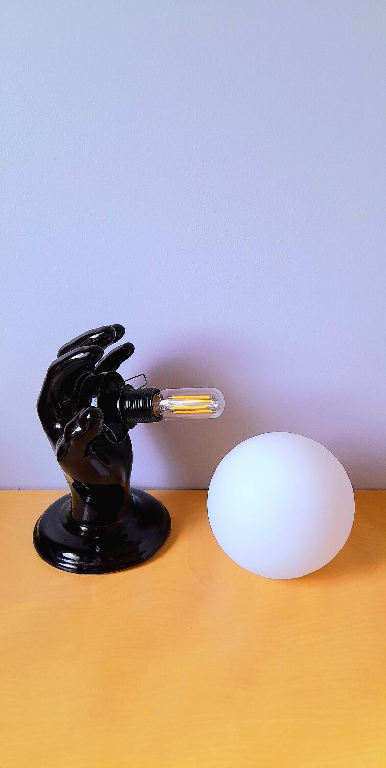 Ceramic hand applique 1980