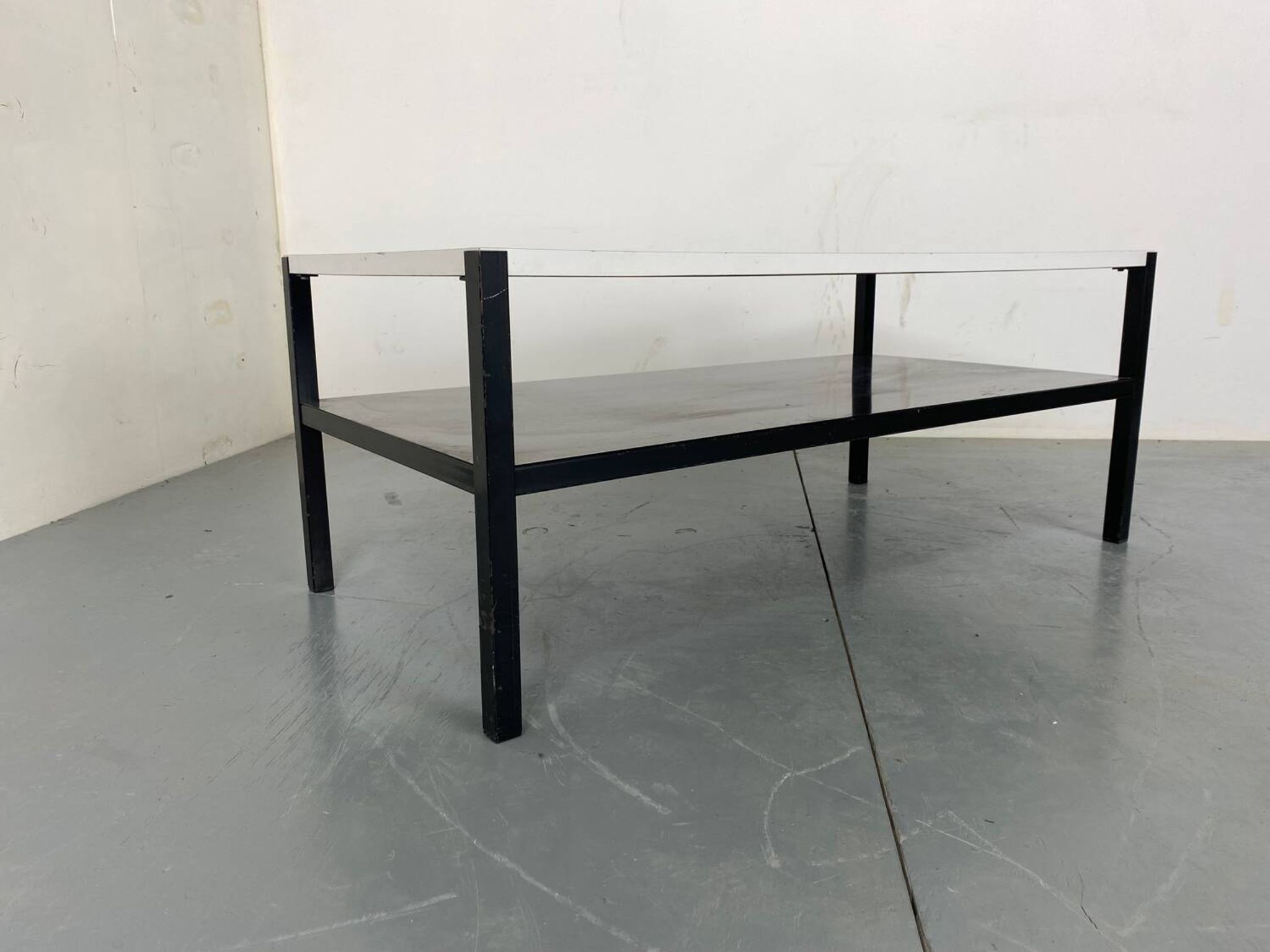 Mid Century Modernist Black and White coffee table by Wim Rietveld, 1960s