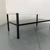 Mid Century Modernist Black and White coffee table by Wim Rietveld, 1960s