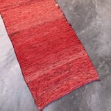 Red Boujad Moroccan rug - 223 x 107 cm