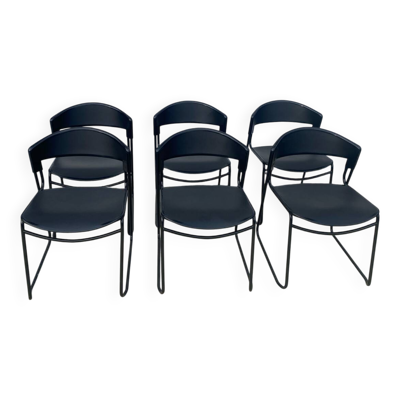 Série de 6 chaises design airborn