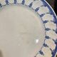 Lot 3 plates Boch La Louvière model Blue Garland