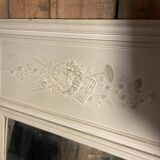 Haussmannian fireplace mirror trumeau