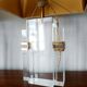 Pair of plexiglass lamps Hollywood Regency 1970