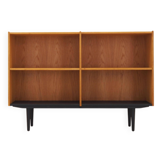Ash bookcase, Danish design, 1970s, manufacturer: Lyby Møbler
