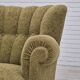 1960s, Danish vintage relax armchair, furniture cotton/wool, beech wood.