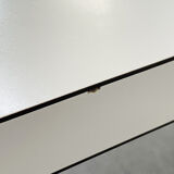 Extendable pedestal dining table by George Nelson for Herman Miller