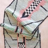 Mint Green Runner Rug - 295 x 82 cm