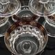 6 stemmed glasses Made in Italy