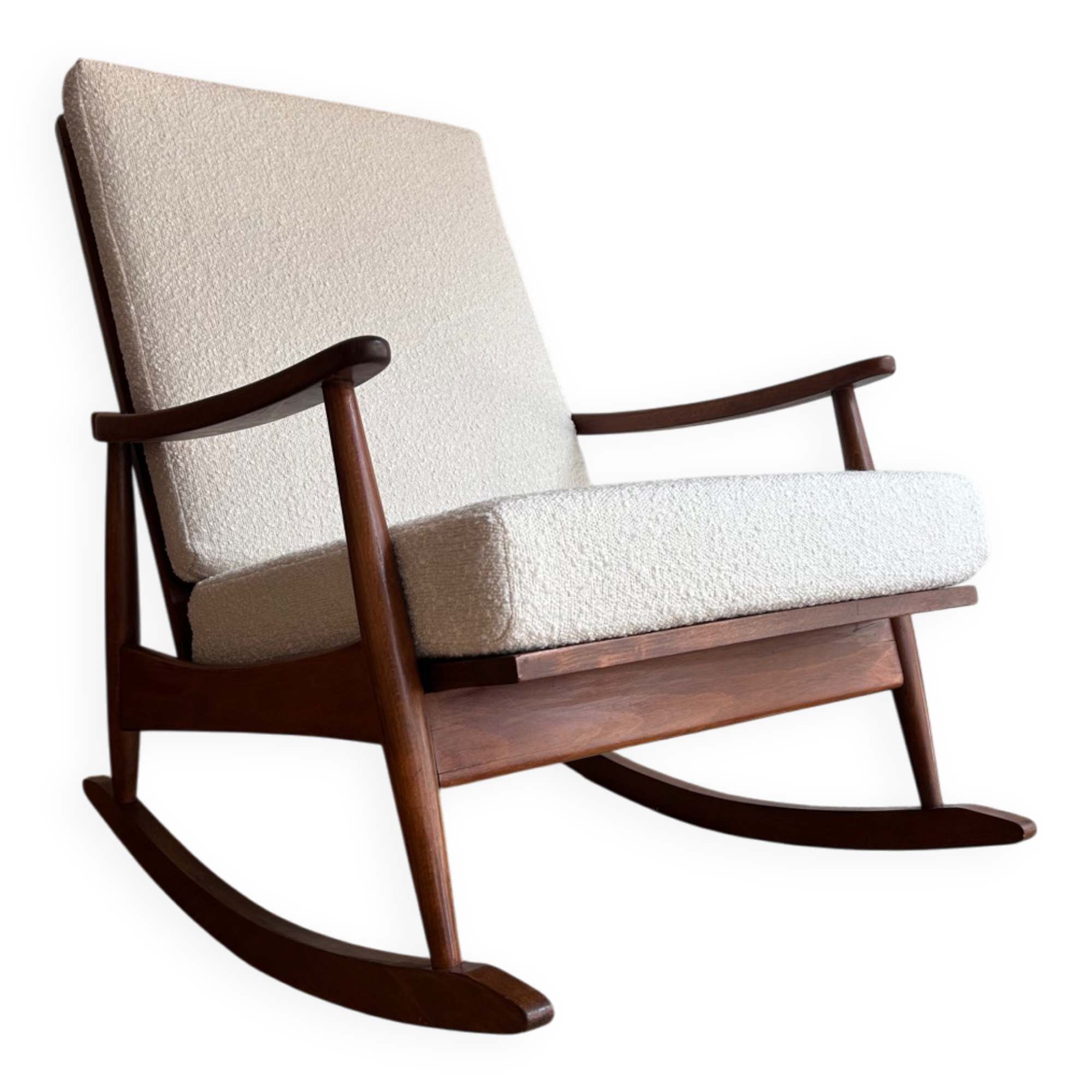 Rocking chair scandinave vintage