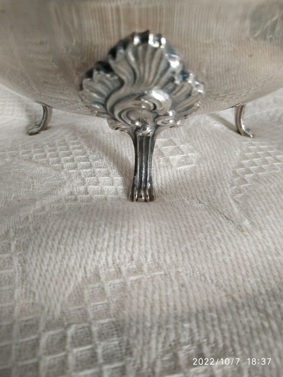 Coupe métal argenté