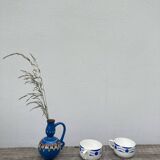 Duo of Sarreguemines cups, 1960