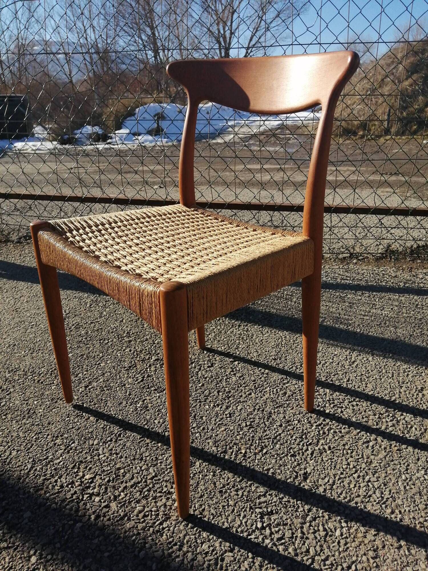 Series of 6 Scandinavian chairs Arne Hovmand-Olsen for Mogens Kold - 60s