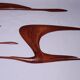 Wall decoration in teak Denmark 70
