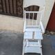 Baby chair high chair made of vintage wood