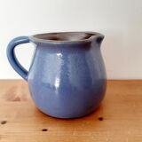 Old glazed blue sandstone pitcher