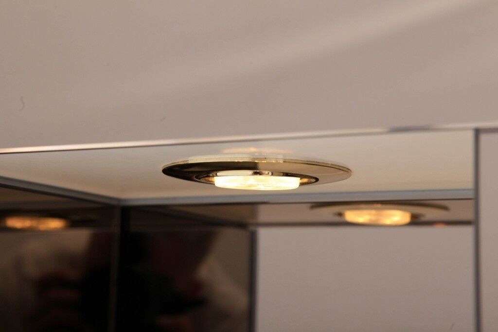 Smoked mirror pedestals 1970