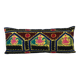 Vintage embroidered cushion cover 43x102 cm