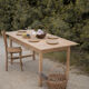Oak farmhouse table