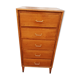 Chiffonnier vintage années 50 en chêne clair