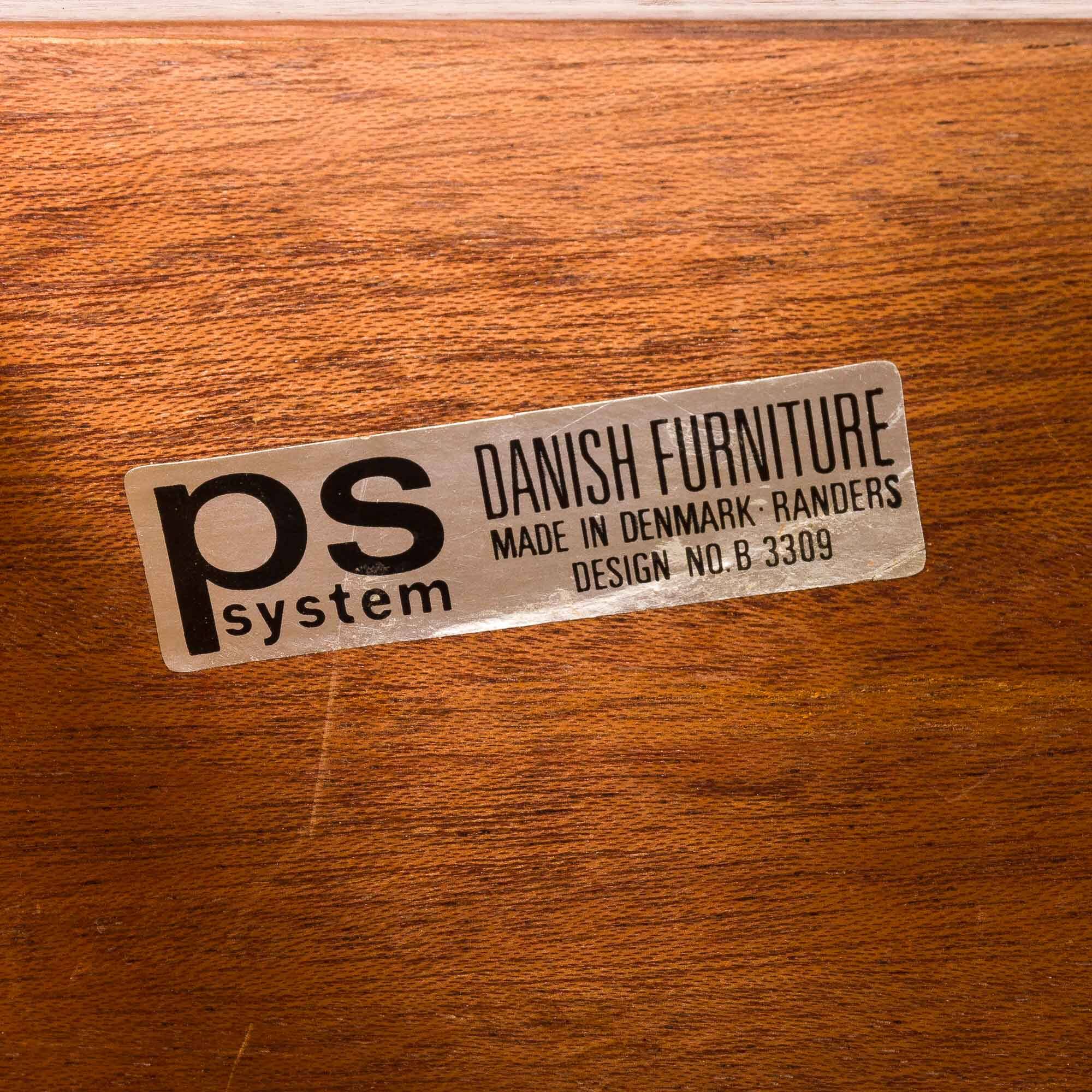 Danish mid century PS System rosewood  shelving unit , 1970s