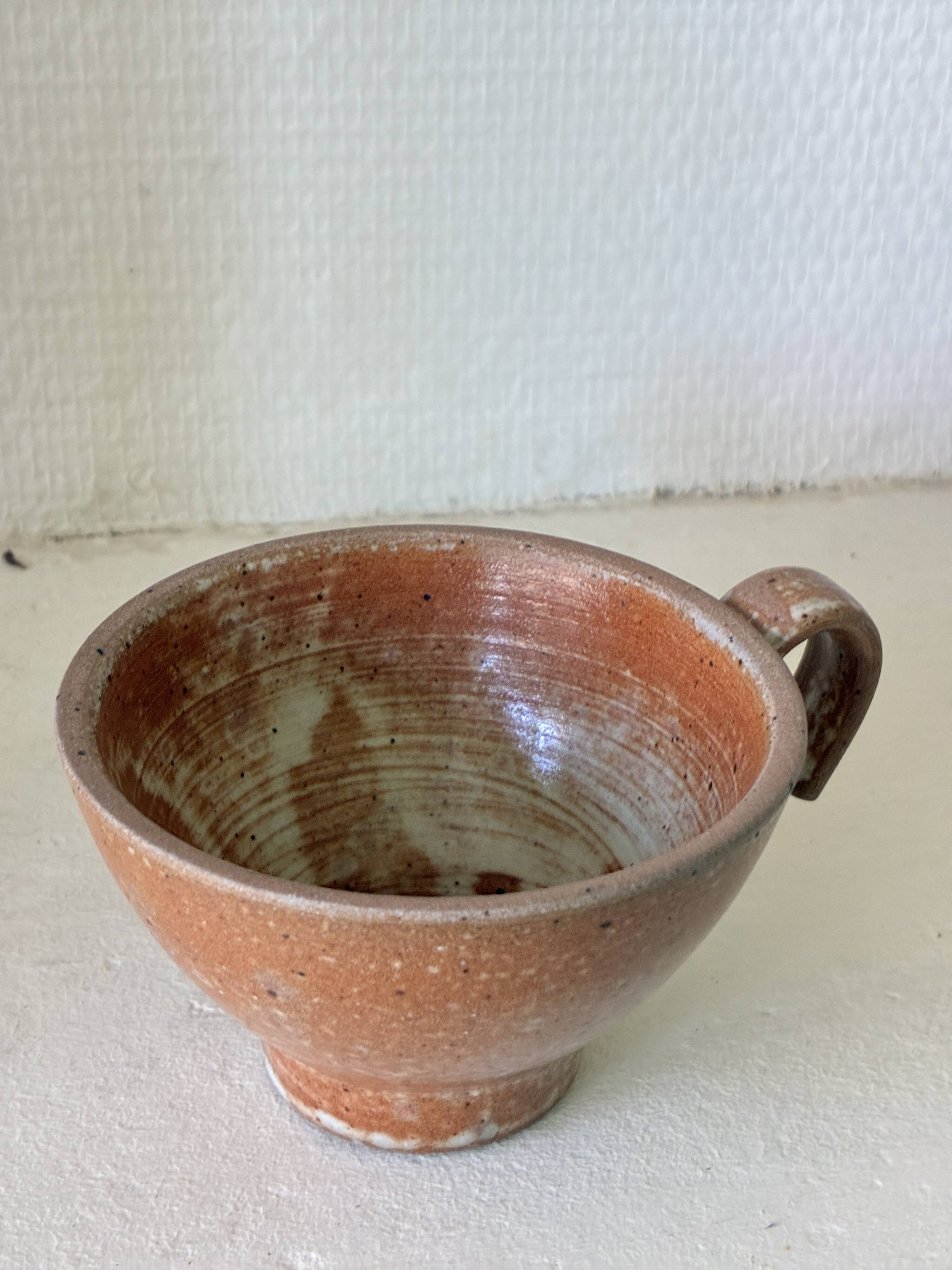 Speckled stoneware mug