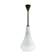 Vintage opaline milk glass pendant lamp