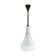 Vintage opaline milk glass pendant lamp