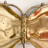Empty butterfly brass pocket