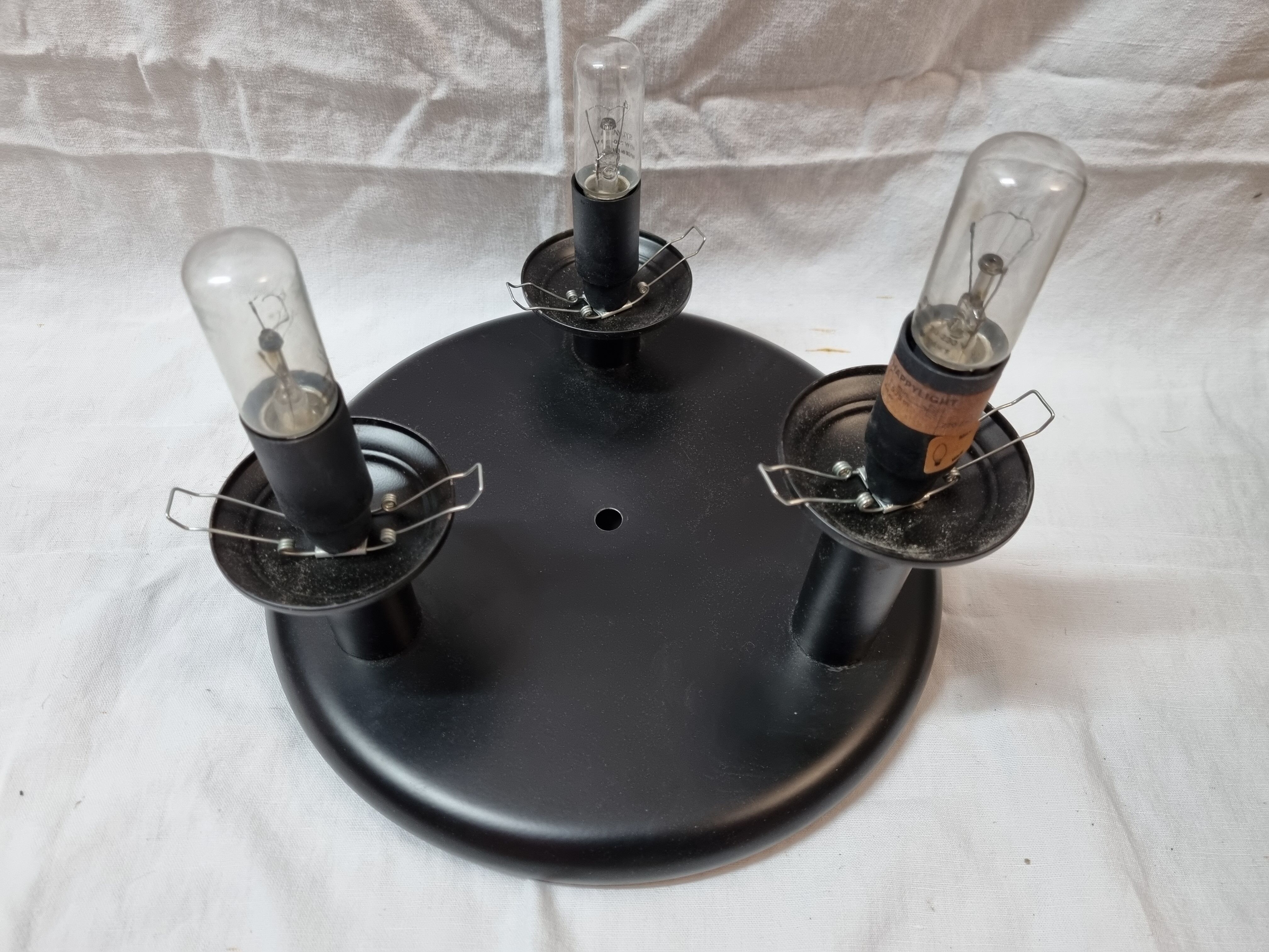 Ceiling lamp 3 opaline balls, 1980