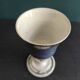 Set of 2 large ceramic glasses in blue and silver