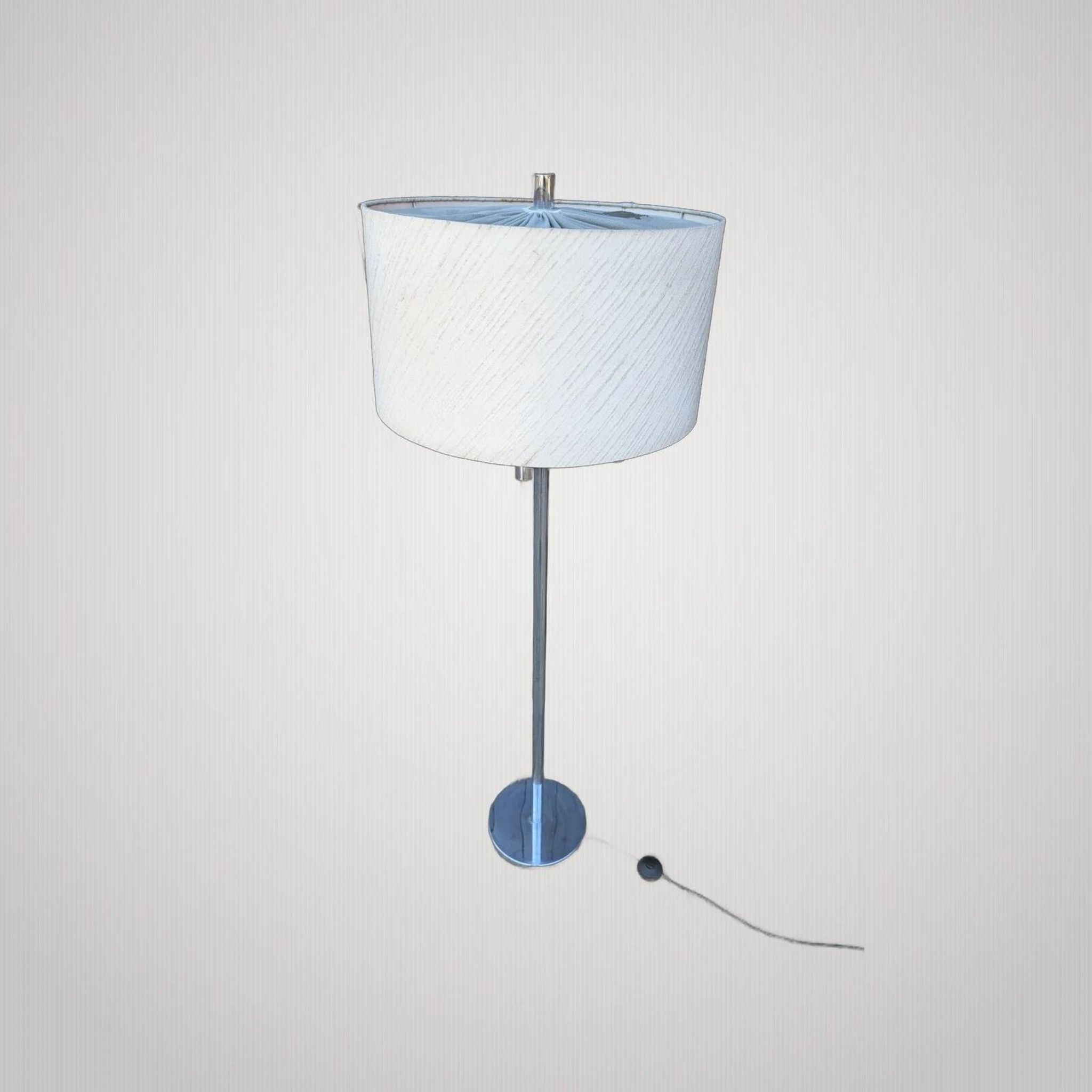 Vintage Floor Lamp 70s Space Age Chrome Sciolari