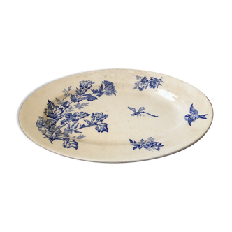 Longwy Iron Earth serving dish botanical collection