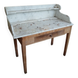 Table de toilette ou coiffeuse en marbre