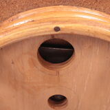 Vintage Rattan Swivel Bar Stool Set, 1950s