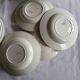Set of 4 Vincennes earthenware soup plates, Paris.