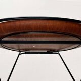 Modern folding teak trolley from the mid-century, Sweden, 1960s