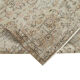 Hand-Knotted Rustic Turkish Beige Rug 196 cm x 267 cm - 36644