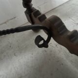 Monastery table with twisted legs in solid walnut, 19th century.