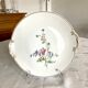 Charles Ahrenfeldt Limoges porcelain cake dish with floral decoration