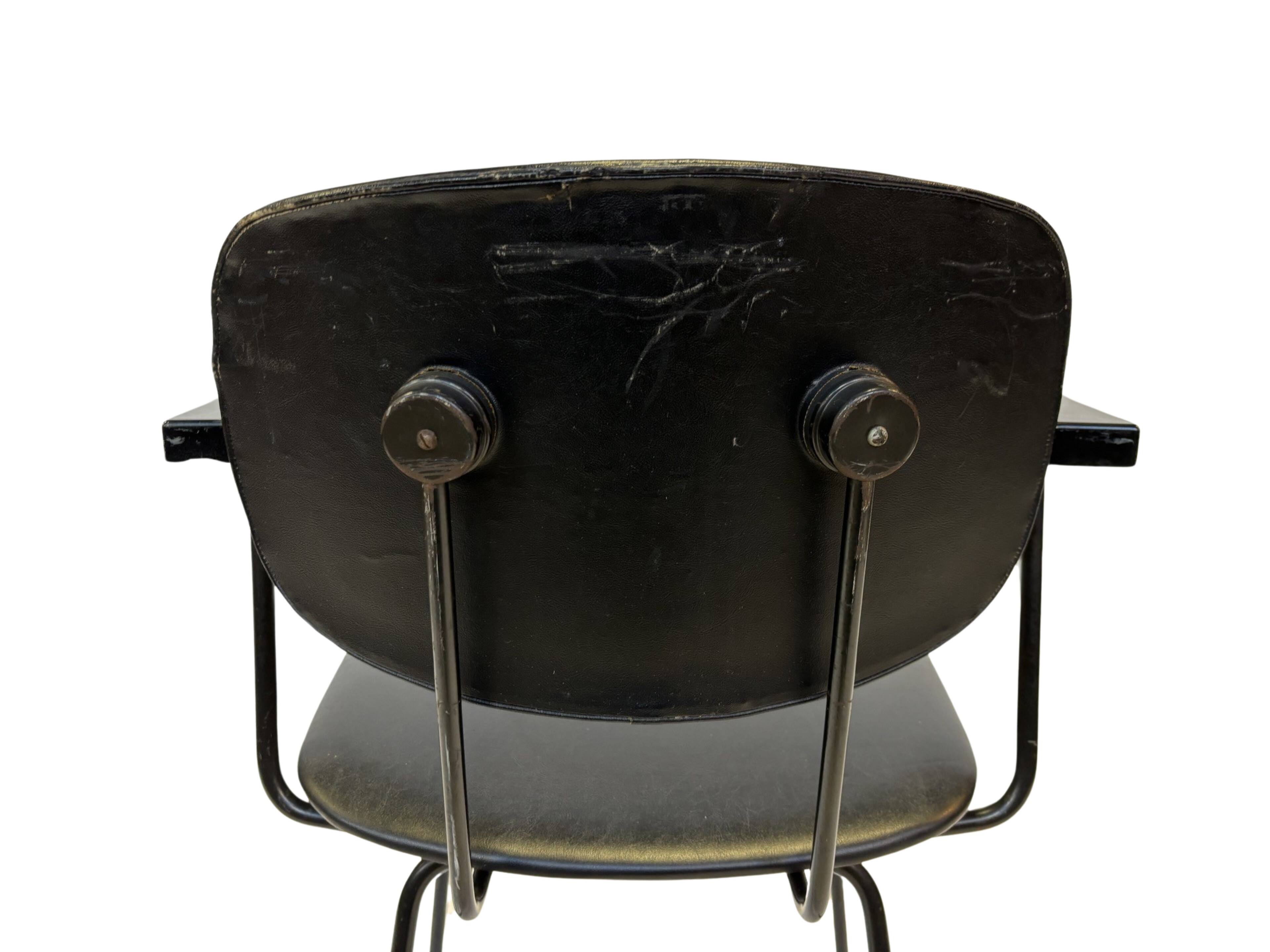 Vintage Gispen model 216 chair Wim Rietveld Design