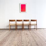 Chaises danoises en teck Mid-Century par Niels O. Møller # 77, set de 4